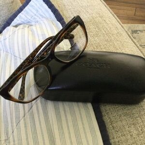 Coach Tortoise Shell Glasses with Case